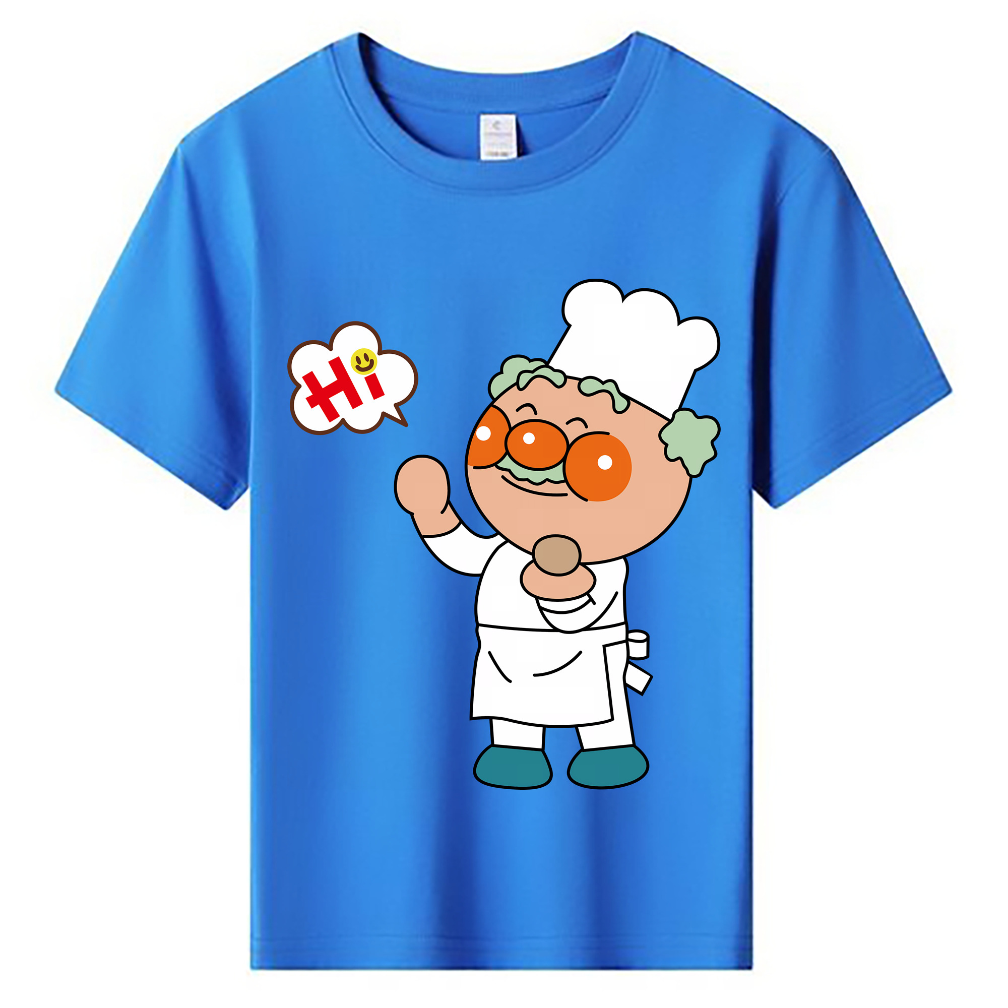 （画像用） アンパンマン Anpanman 綿100％キッズTシャツ（フロントプリント）